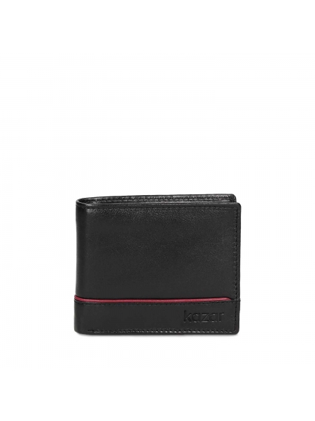 Men's black wallet VINCENT