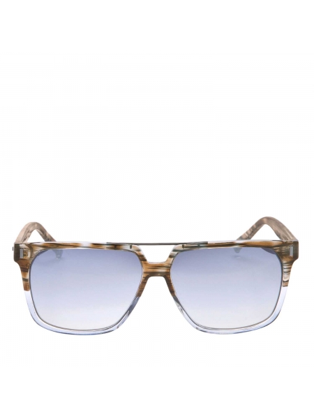 Niebiesko-brązowe okulary przeciwsłoneczne ALVARO