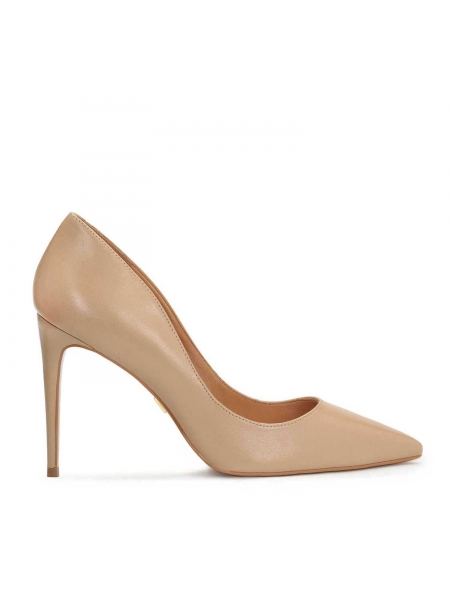 Pumps aus Leder in Nude Farbe NEW LUCIANA
