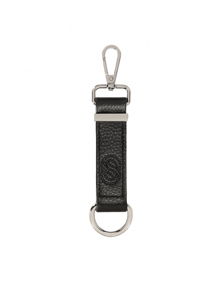 Kazar Key Black leather key ring