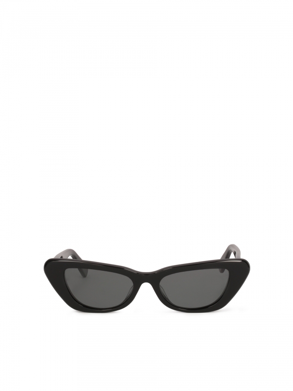 Retro okulary przeciwsłoneczne czarne RAYNE