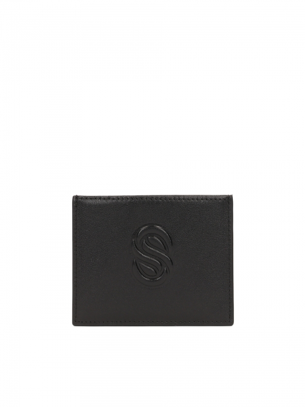 Leather card case with KAZAR STUDIO logo ZAAHUR