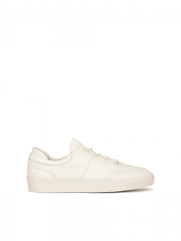 Lace-up white men's sneakers JAKE