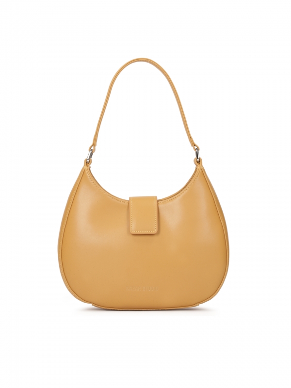Light brown handbag for carrying on the shoulder  LONI
