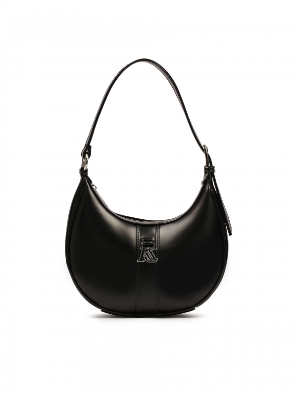 Leather handbag with short shoulder handle  ROBIE